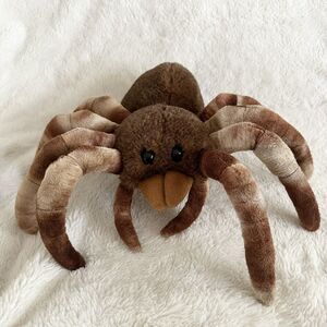 Petting Zoo Brown Tarantula Spider Realistic Posable Bendable Legs 12” Plush Toy